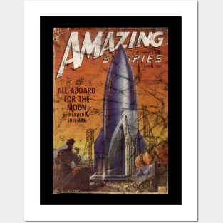 All Aboard for the Moon Posters and Art